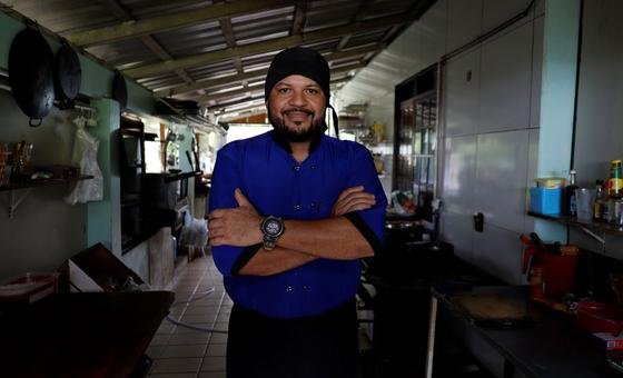 Un chef y migrante venezolano conquista a los brasileños con sabores de su país natal