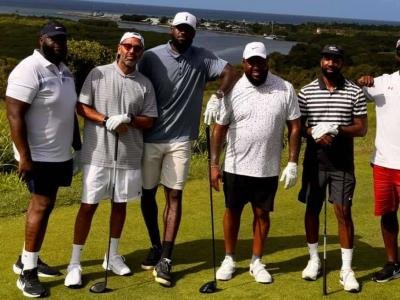 LeBron James disfruta del golf en La Romana en su visita a RD
