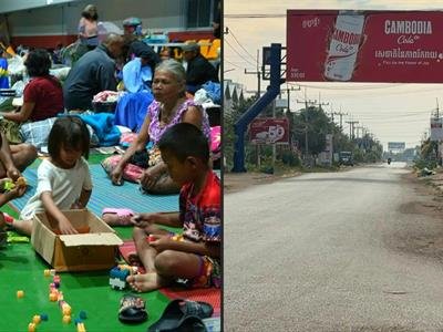 500,000 evacuados por enfrentamientos entre Camboya y Tailandia