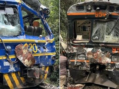 15 Heridos Al Chocar Frontalmente Dos Trenes En La Vía A Machu Picchu