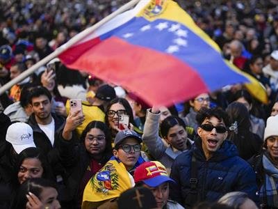 Reportan Que Venezolanos Y La Celebración Por La Captura De Nicolás Maduro