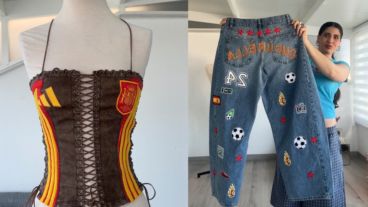 La historia de Carolina Castellote: de customizar camisetas en un taller de Murcia a firmar los ‘looks’ más virales del Mundial
