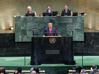 Trump lleva a la ONU su doctrina de fuerza: amenaza a Irán