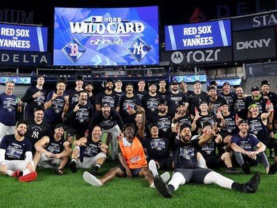 MLB: Yanquis vencen a Medias Rojas y avanzan a serie divisional