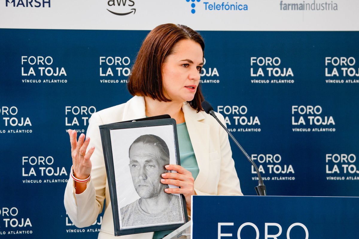 Svetlana Tijanóvskaya: “Si dejamos que Ucrania pierda la guerra, la pregunta será quién es el siguiente”