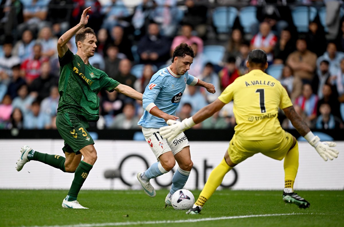 Celta y Betis empatan en un partido de nivel sin goles en Balaídos